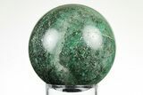 Polished Fuchsite Sphere - Madagascar #196287-1